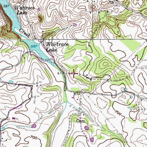 Topographic Map of Commissioner District 9, TN