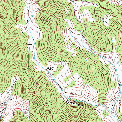 Topographic Map of Commissioner District 9, TN