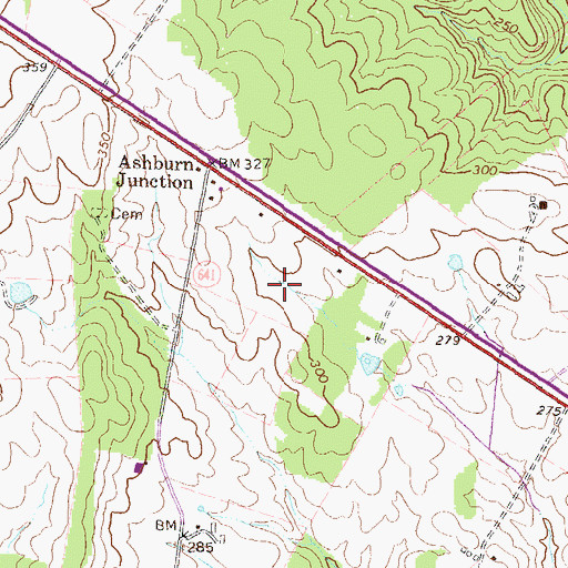 Topographic Map of Virginia Academy, VA