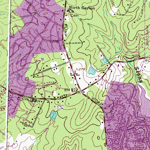 Topographic Map of Childrens Castle Learning Center, VA