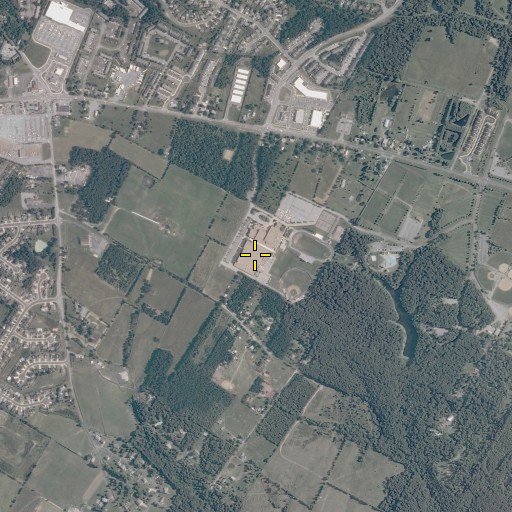 Aerial/Satellite Image of Sherando High School, VA