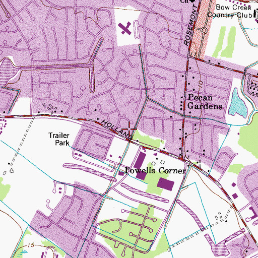 Topographic Map of Kinder Care Learning Center, VA