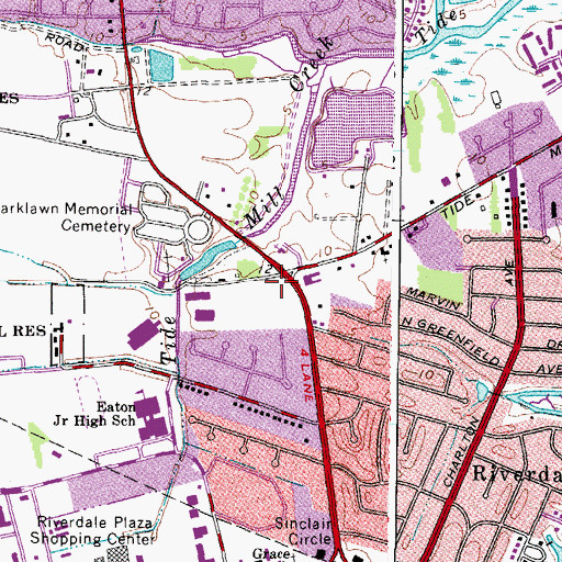 Topographic Map of Hampton Christian Academy - Upper School, VA