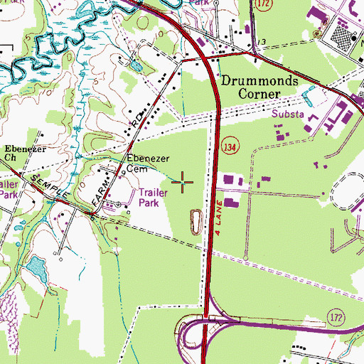 Topographic Map of Kindercare Learning Center, VA