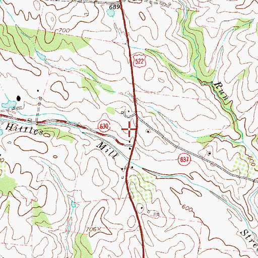 Topographic Map of Wakefield Country Day School, VA
