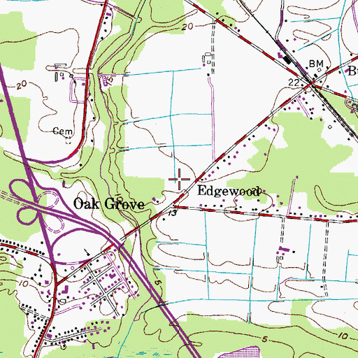 Topographic Map of Greenbrier Christian Academy, VA