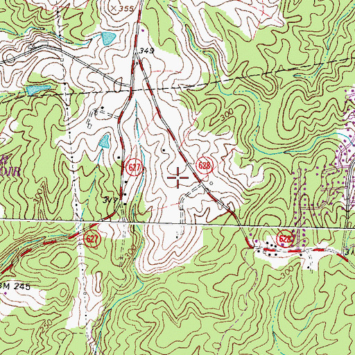 Topographic Map of Smith Station Elementary School, VA