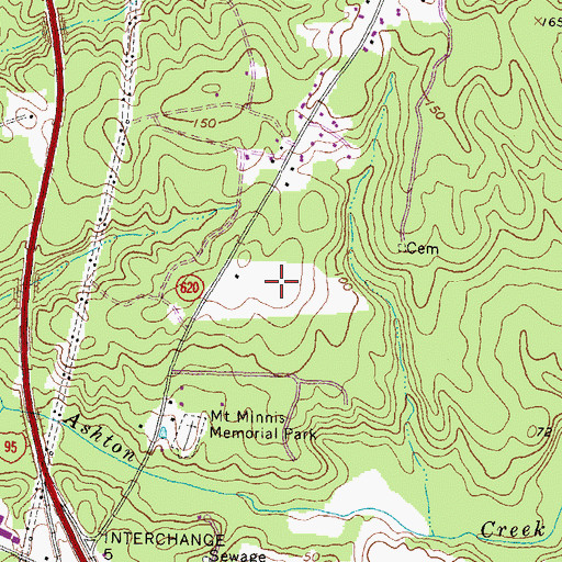 Topographic Map of Marguerite Christian Elementary School, VA