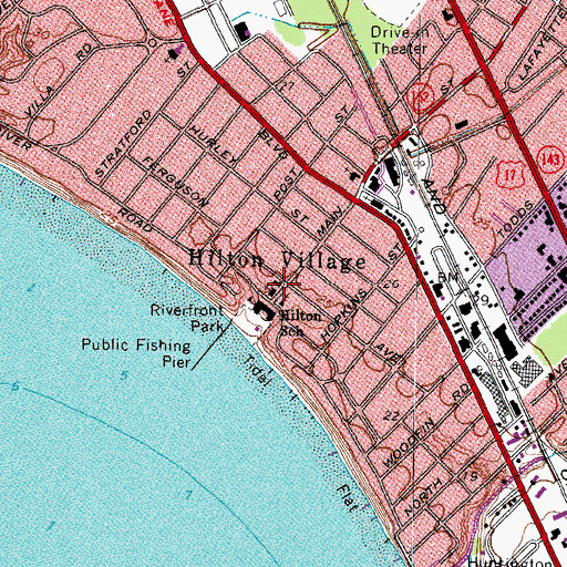 Topographic Map of Saint Andrew's Episcopal School, VA