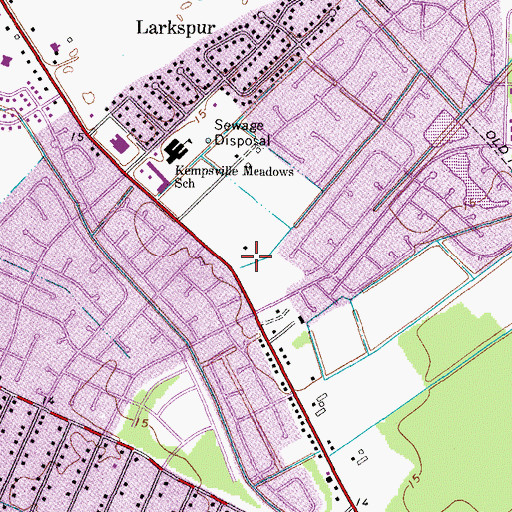 Topographic Map of Kindercare Learning Center, VA