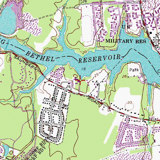 Topographic Map of Summit Christian Academy - Grammar School, VA