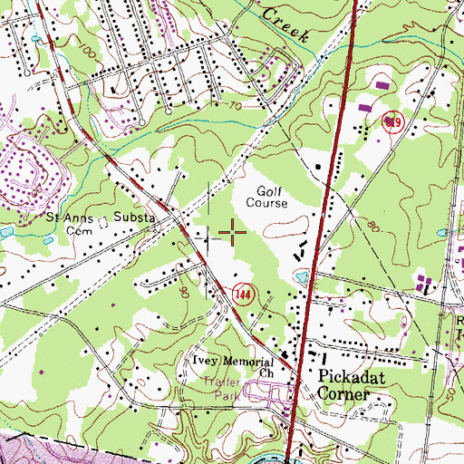 Topographic Map of Life Christian Academy, VA