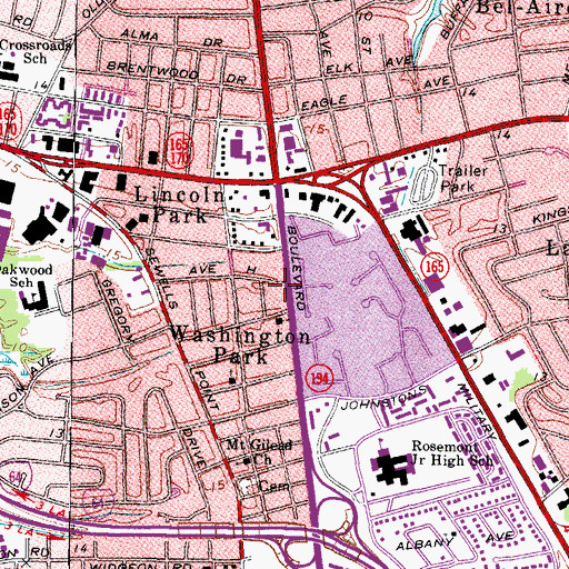 Topographic Map of Alpha Beta Cappa Christian Academy, VA