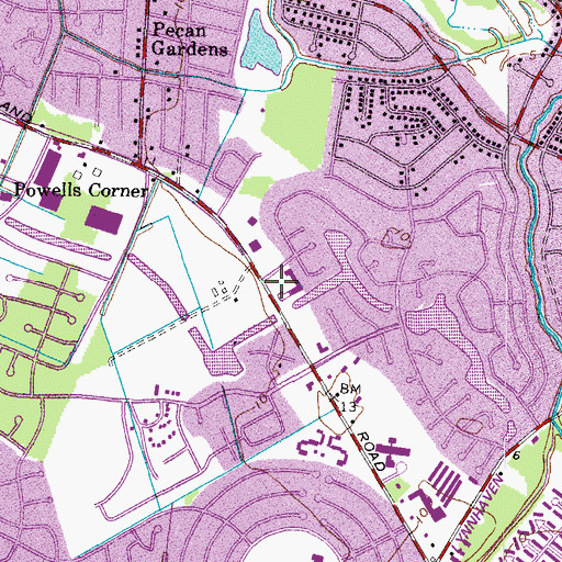 Topographic Map of A World of Children, VA