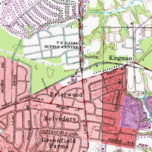 Topographic Map of Sweethaven Christian Academy, VA