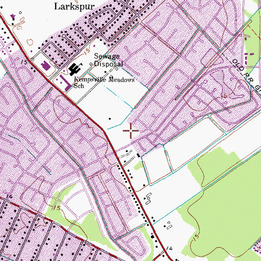 Topographic Map of Montessori Children's House School, VA