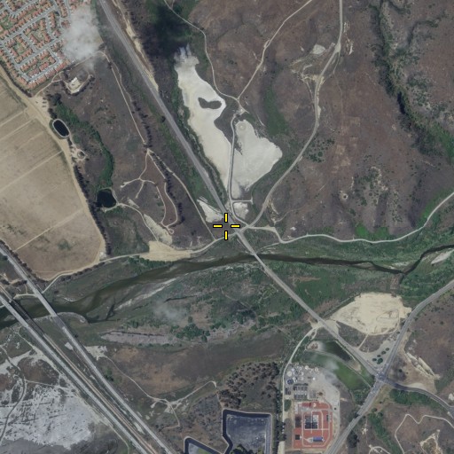 Aerial/Satellite Image of Newton Canyon, CA