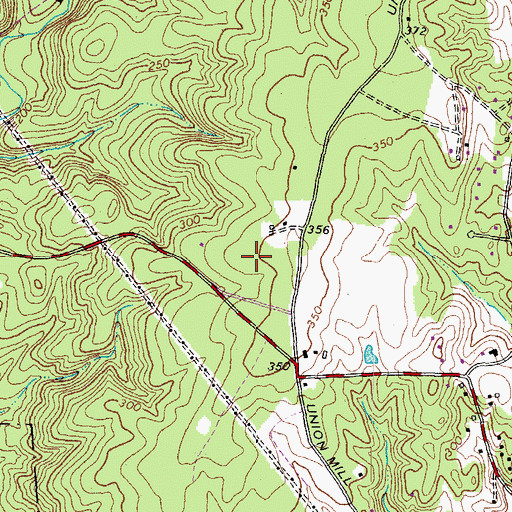 Topographic Map of Saint Andrew The Apostle Catholic School, VA