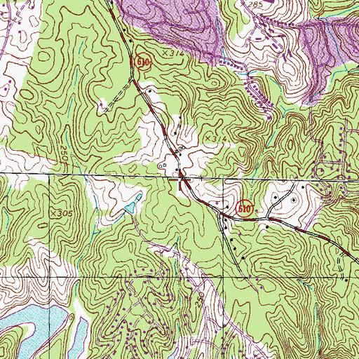 Topographic Map of Clairmont School and Child Care, VA