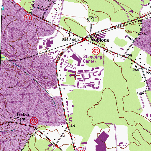 Topographic Map of John Tyler Community College - Community College Workforce Alliance, VA