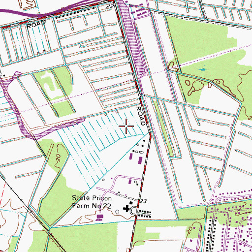 Topographic Map of Greenbrier Middle School, VA