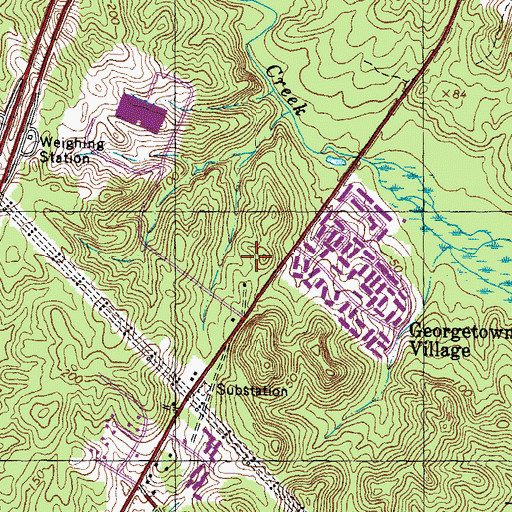 Topographic Map of Mary F Williams Elementary School, VA