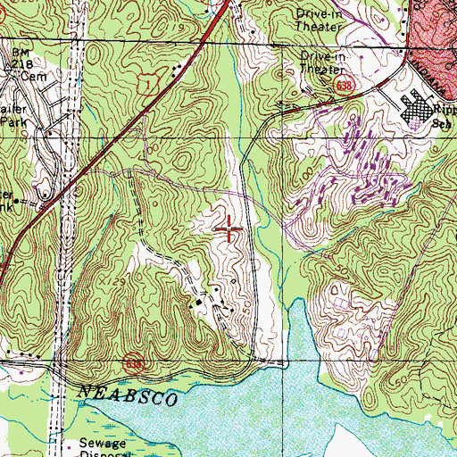 Topographic Map of Mary G Porter Traditional School, VA