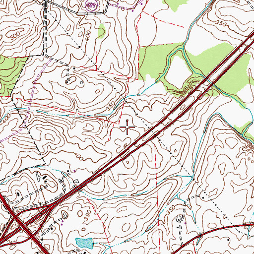 Topographic Map of Germanna Community College Daniel Technology Center, VA