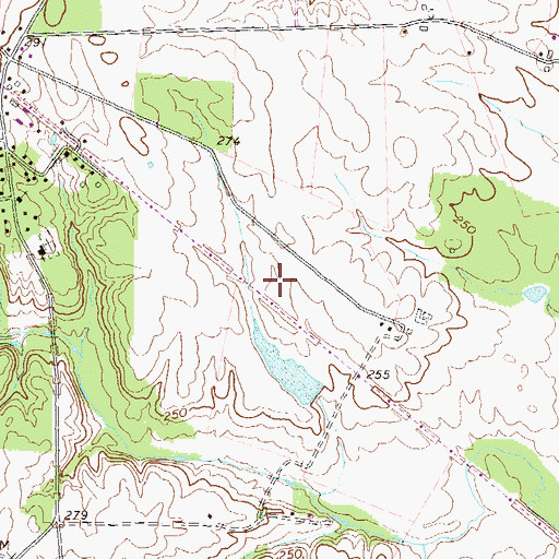Topographic Map of Ashburn Village Country Day School, VA