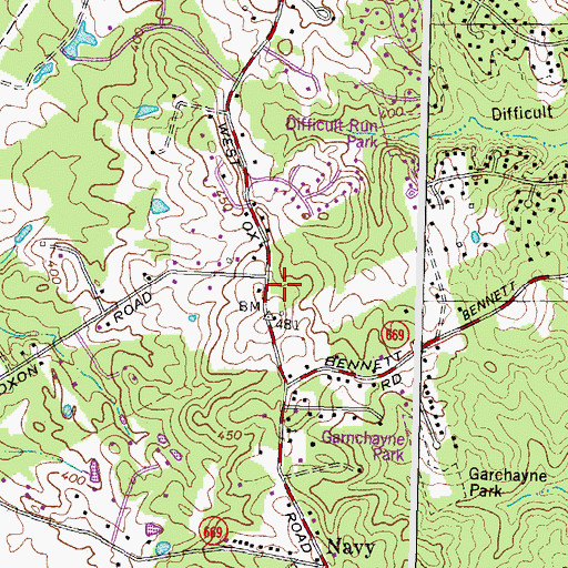 Topographic Map of Sunrise Il Alternative School, VA