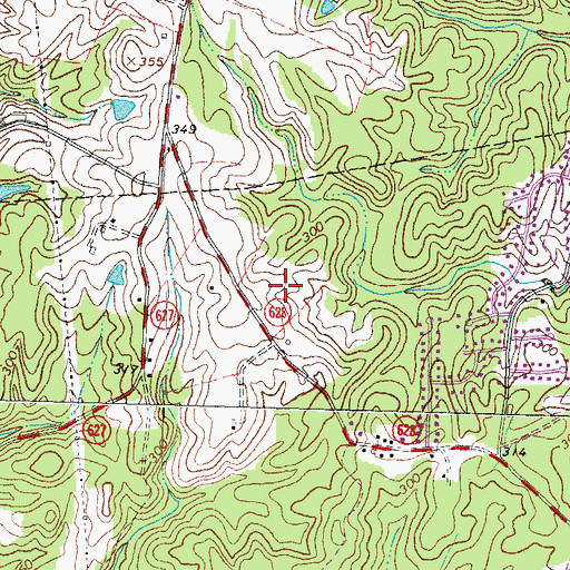 Topographic Map of Freedom Middle School, VA