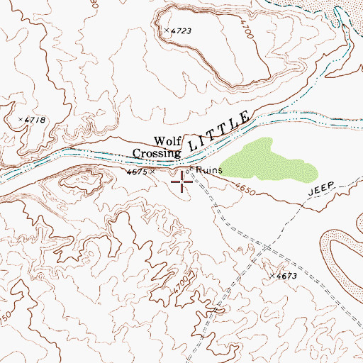 Topographic Map of Tolchico, AZ
