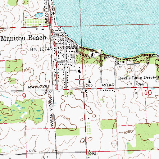 Topographic Map of Jack Tibbs Park, MI