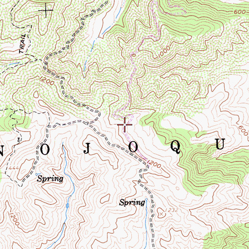 Topographic Map of Nojoqui, CA