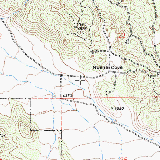 Topographic Map of Nolina Cove, CA