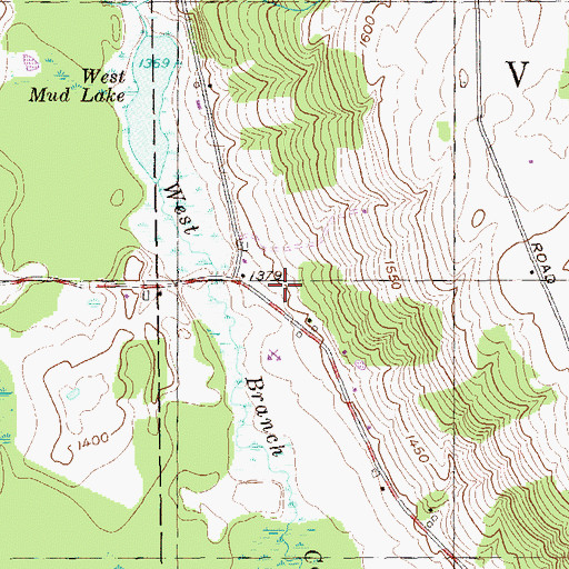 Topographic Map of Hubbards Park, NY