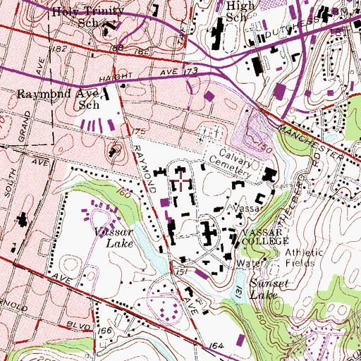 Topographic Map of Davison House, NY
