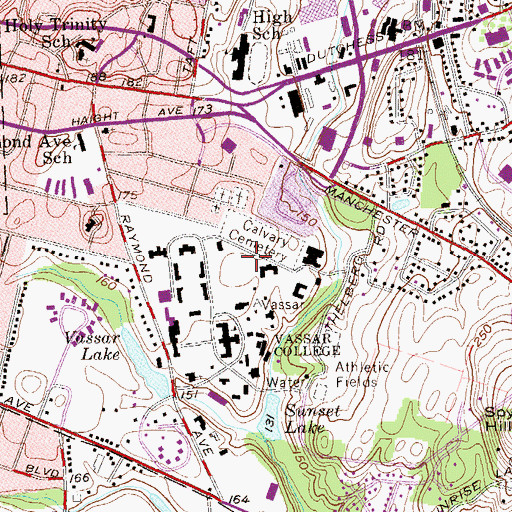 Topographic Map of Noyes House, NY