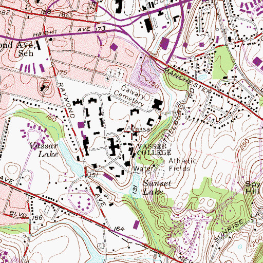 Topographic Map of Swift Hall, NY