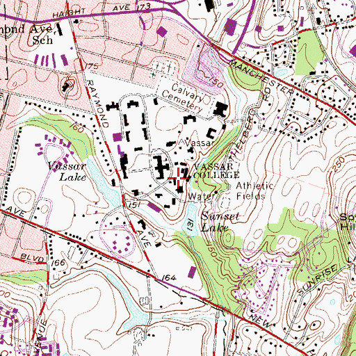 Topographic Map of Ferry House, NY