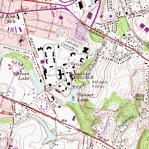 Topographic Map of Susan Stein Shiva Theater, NY