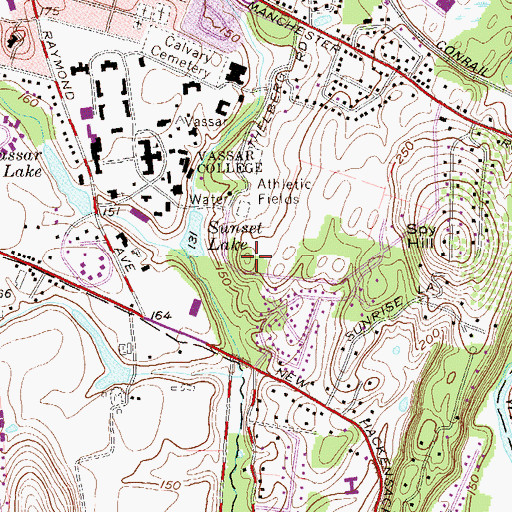 Topographic Map of Class of 1951 Observatory, NY