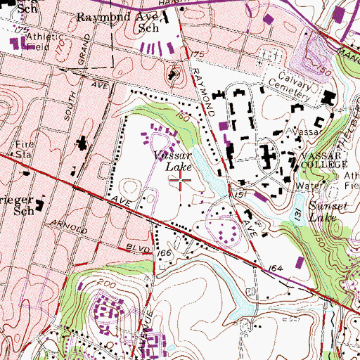 Topographic Map of Prentiss Field, NY