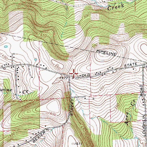 Topographic Map of School Number 8 (historical), NY