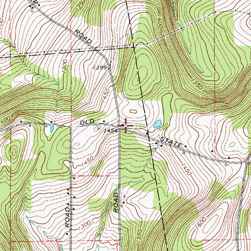 Topographic Map of School Number 6 (historical), NY