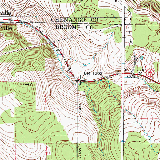 Topographic Map of School Number 5 (historical), NY