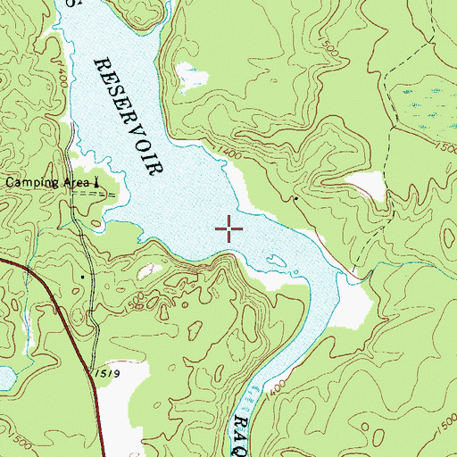 Topographic Map of Long Rapids (historical), NY