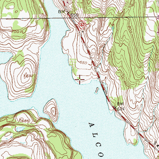 Topographic Map of Indian Fields (historical), NY