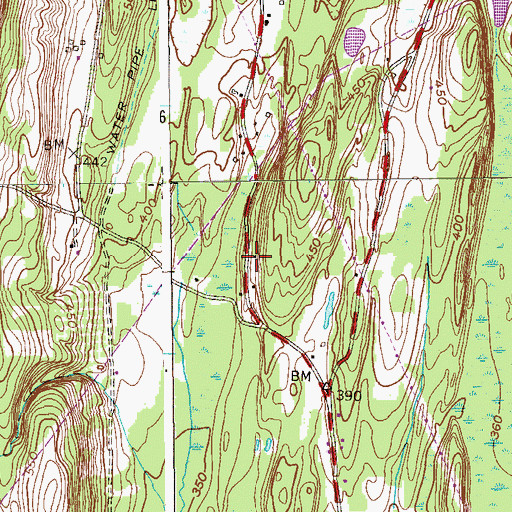 Topographic Map of School Number 11 (historical), NY