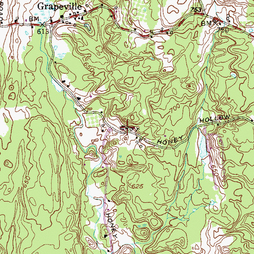 Topographic Map of School Number 13 (historical), NY